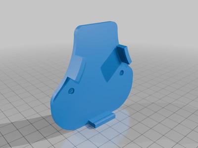Variant back plate for Honda Fit Sport Push-to-Start plug 