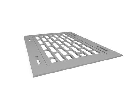 Ventilation old style grid grill f3d