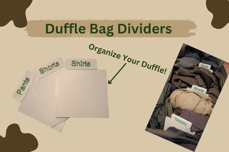 Camping Duffel Bag Dividers