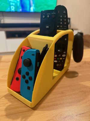 Remote Holder with Joystick Holder and Box