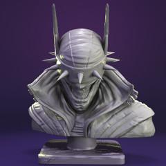The Batman Who Laughs Bust 3D Printing Figurine | Assembly