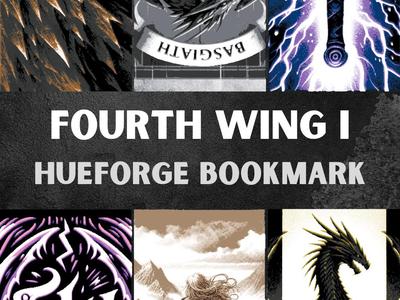 Fourth Wing Bookmarks - Andarna, Tairn, and Violet
