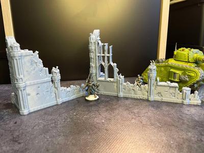 Wargame terrain Small Imperial ruins  