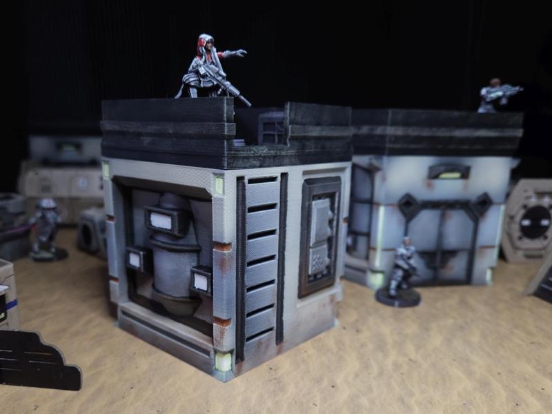 Sci-Fi Building Ladder Variant 3x3" TT Terrain