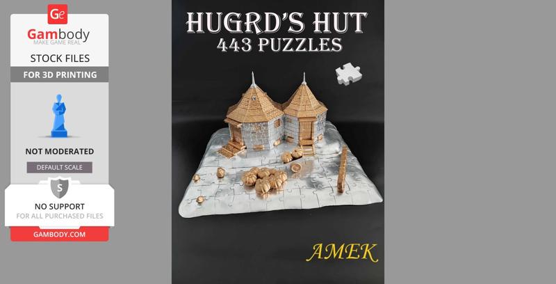 3D Puzzles Hagrid's Hut