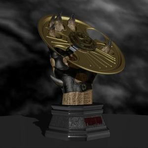 Predator 2 Smart Disc with Predator Hand File STL – OBJ for 3D Printing