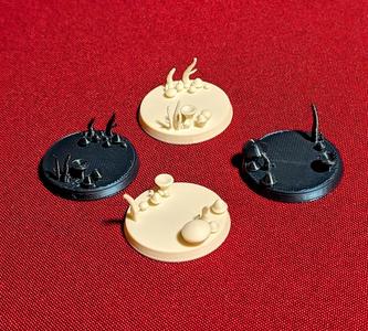 32mm Forest Swamp Bases for Minis
