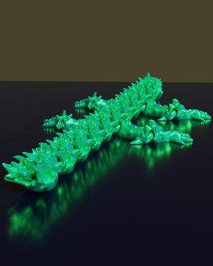 Flexi Ancient Dragon - Support free - Print in Place