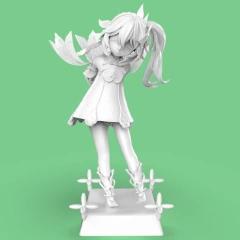 Nahida "Lesser Lord Kusanali" Genshin (4th attack pose) 3D Printing Figurine | Assembly