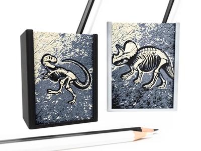 Dinosaur Fossil Pen Holder   
