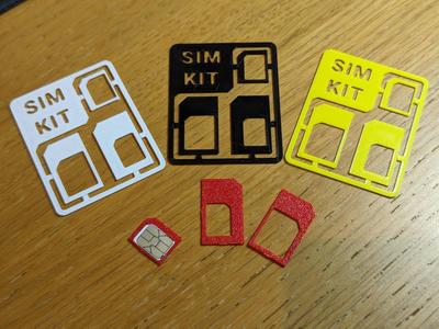 SIM Adapter Kit Card