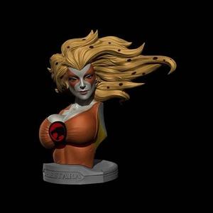 Bust Cheetara Thundercats collectibles stl files