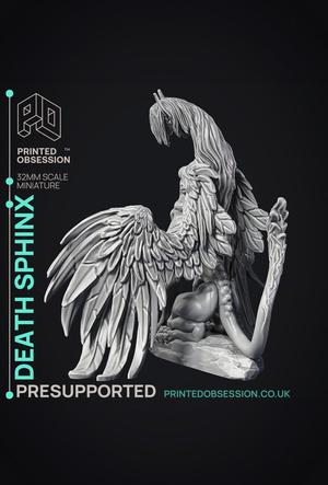 Death Sphinx - Undead Creature - 32mm scale - D&D - Presupported 