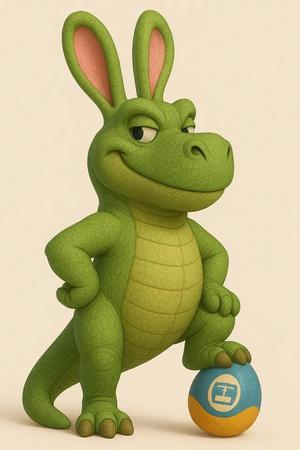 DinoBunny – The Chosen One of Easter Eggs   