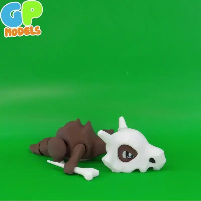 Flexi Cubone Pokemon - MultiColor - Print In Place