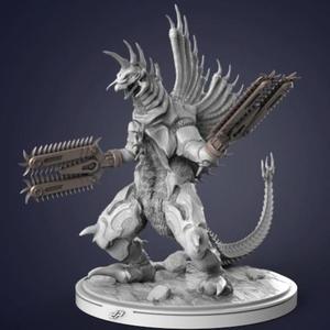Gigan Millennium Era 3D Printing Figurine | Assembly
