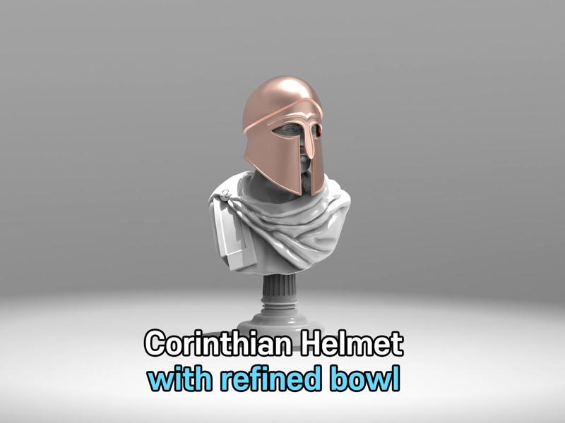 Corinthian Helmet with refined bowl