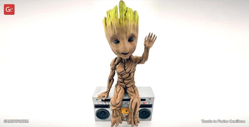 Hello! Groot 3D Printing Figurine | Assembly