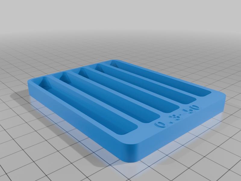 Radius Gauge Tool Organizer 