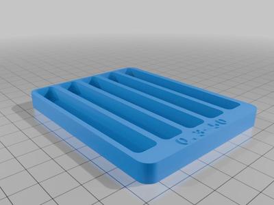 Radius Gauge Tool Organizer 