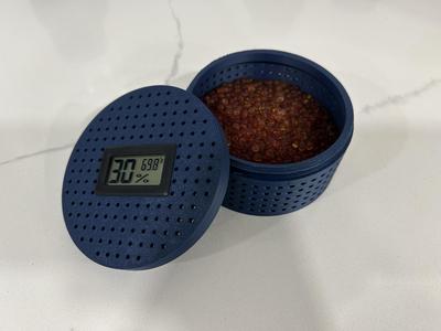 Screw-lid Desiccant Containers + Hygrometer (18 Variations!)
