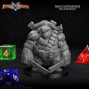 Teenage Mutant Ninja Tortle - Leohardfoe Miniature - Pre-Supported