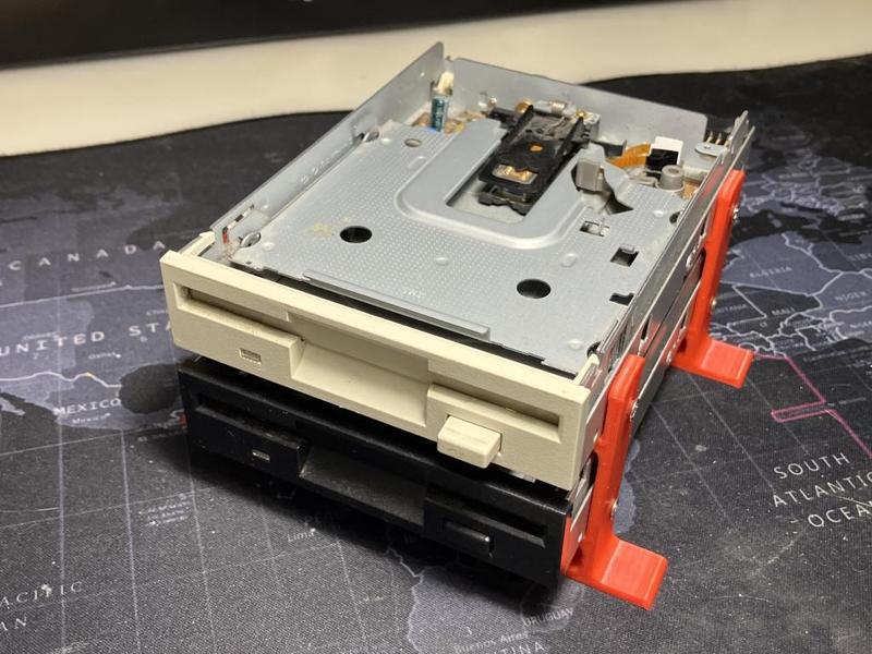 Floppy drive holder