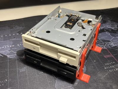 Floppy drive holder