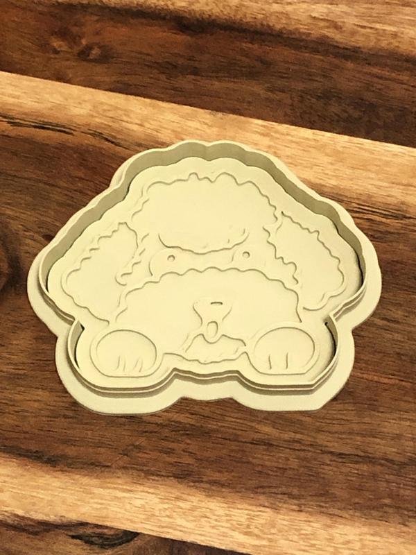 Poodle Cookie Cutters and Stamps