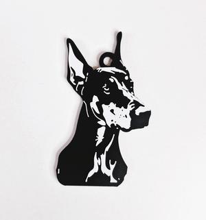 Doberman keychain