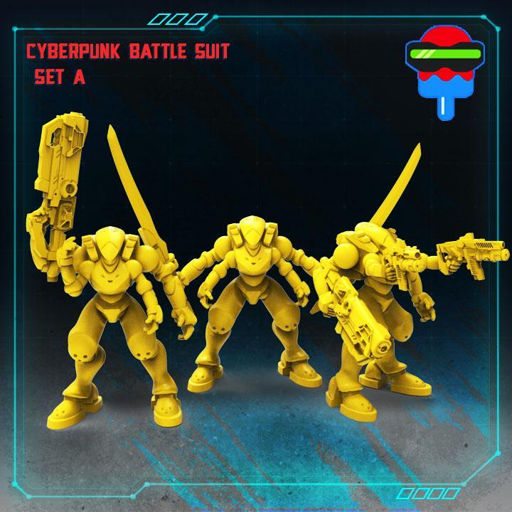 CYBERPUNK BATTLE SUIT SET A