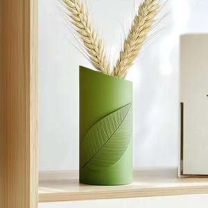 Sage Leaf Vase – Minimalist Leaf Design Home Decor
