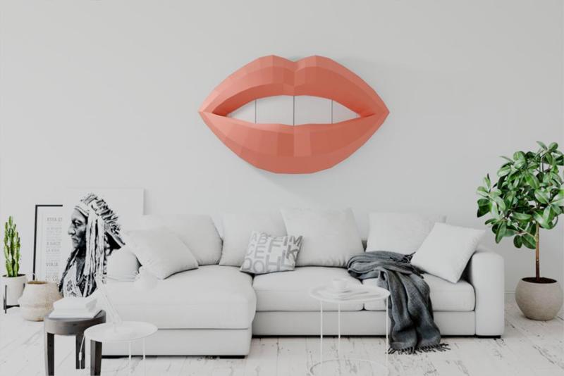 Woman Lips Wall Pop Art (multiparts):