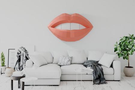 Woman Lips Wall Pop Art (multiparts):