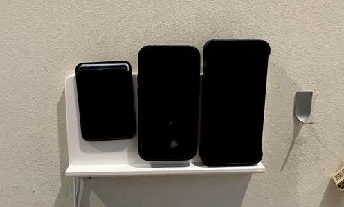 Two Phone charger and wallet holder