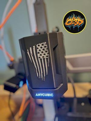 Anycubic Kobra 3 Extruder Cover - Tattered Flag