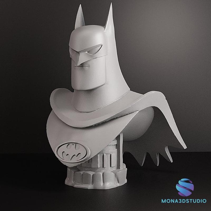 BATMAN  BUST  + Pre-support Lychee.stl