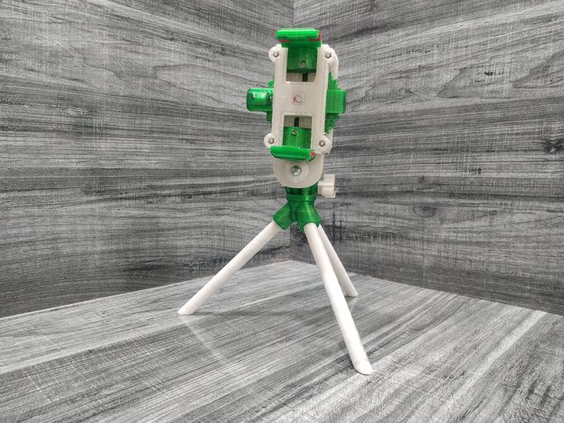 Tripod phone stand (3d printed 90-180-360 degree)