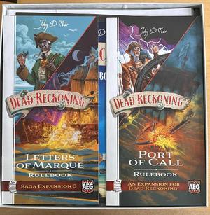 Dead Reckoning the Board Game with Letters of the Marque and Port of Call Insert