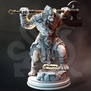 Lion-folk Barbarian - Ezeqial
