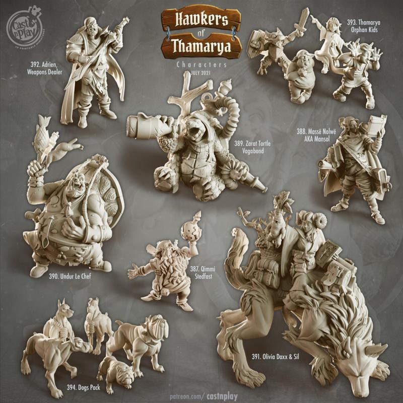 Hawkers of Thamarya (Bundle) (Pre-Supported)