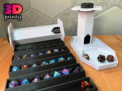 Rollup Dice Box Tower Core