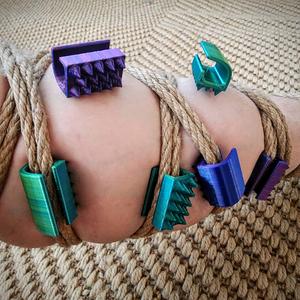 Rope bondage spikes | Shibari thorns (Flat V2)