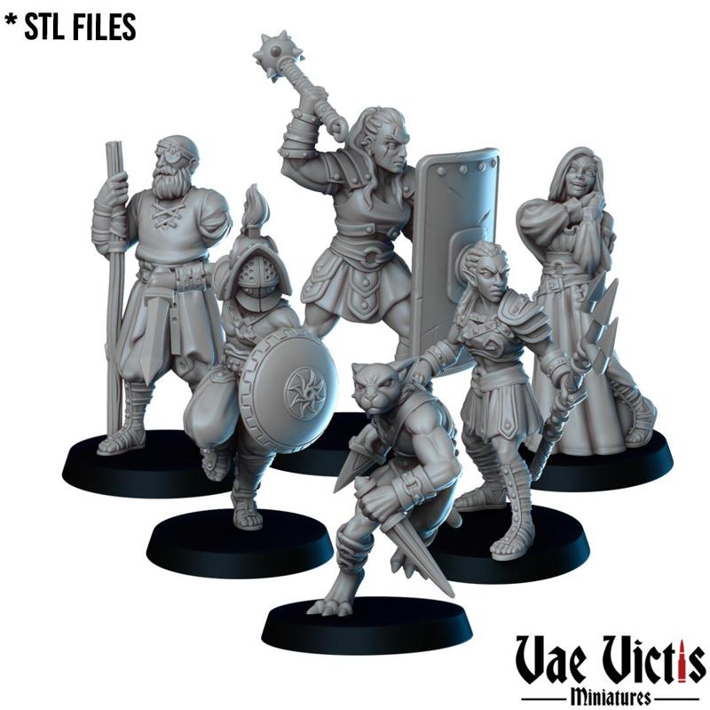Fantasy gladiators (Set)