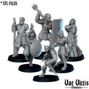 Fantasy gladiators (Set)