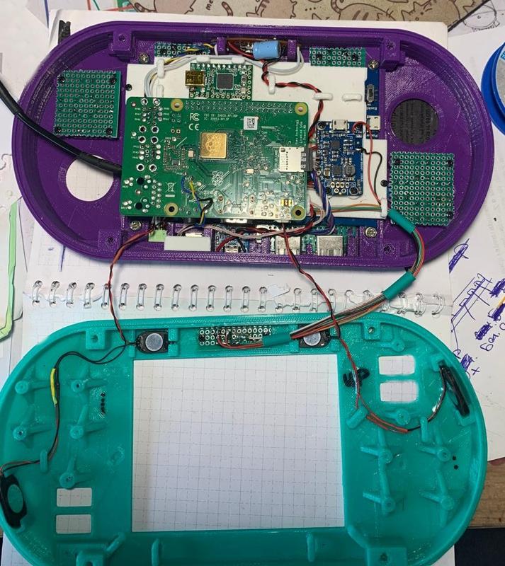 Retro gaming Raspberry Pi Zero 2w  console