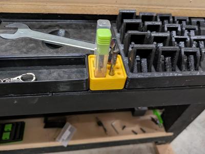 1x1 CNC Router Bit Holder