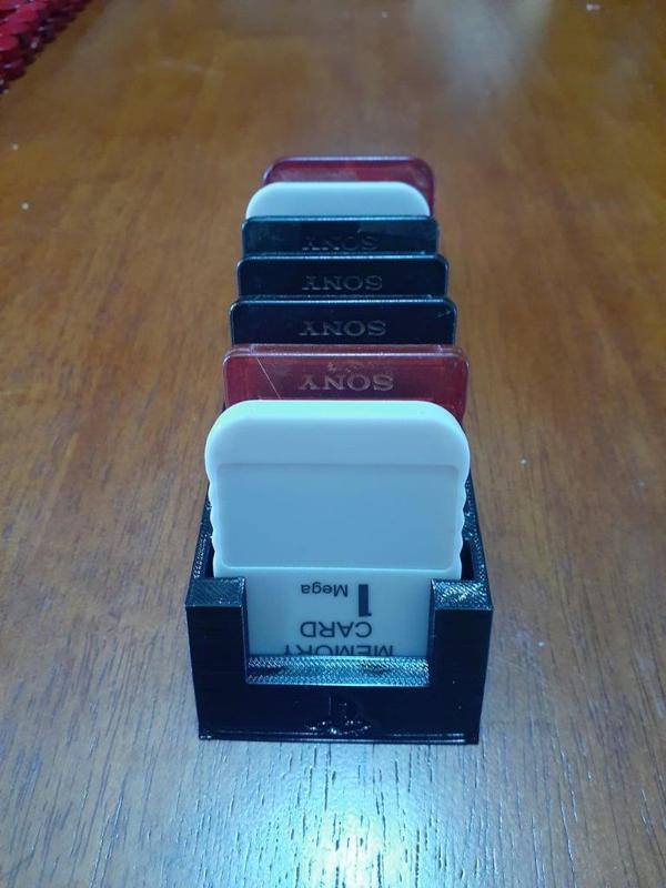 Playstation 1-2 Memory Card Holder