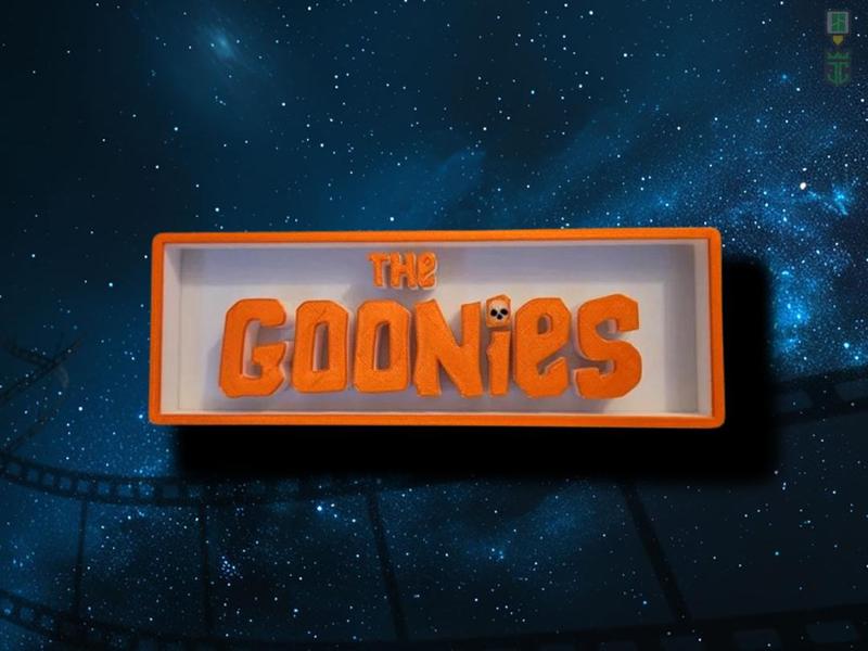 The Goonies Cinema Film Room Sign Box