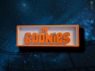 The Goonies Cinema Film Room Sign Box